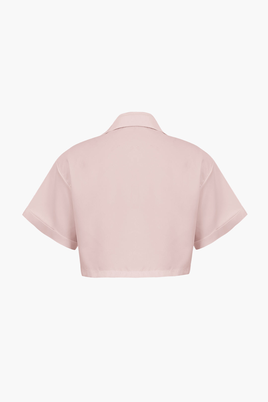 Flap Pocket Twist Hem Shirt