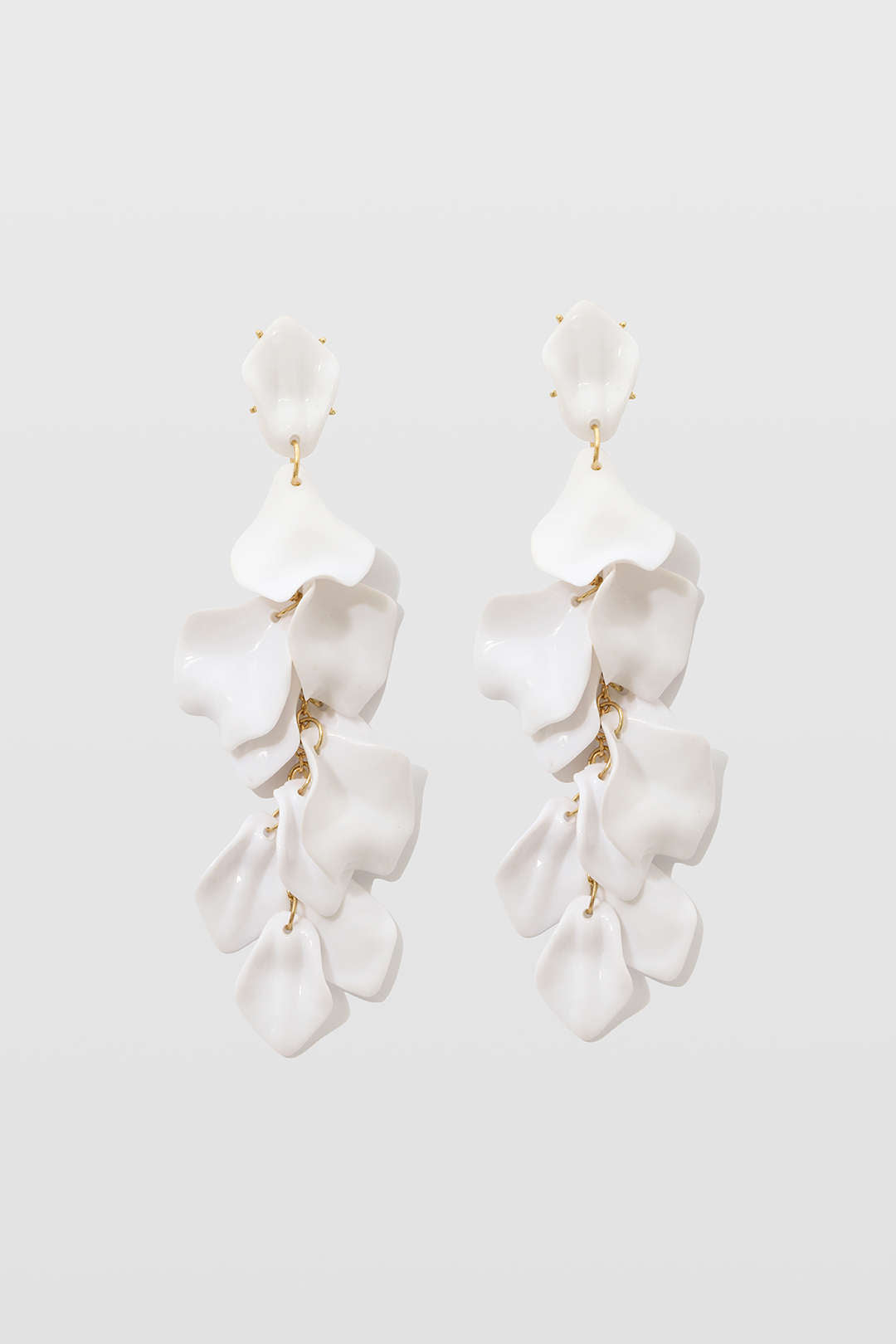 Orchid Petals Drop Earrings