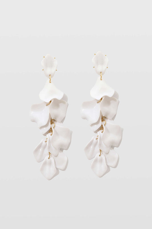 Orchid Petals Drop Earrings